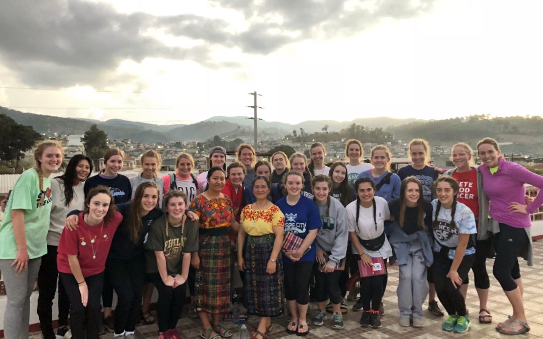 Srs. Clara and Alejandra Accompanying Sion School Class from Kansas City In Guatemala
