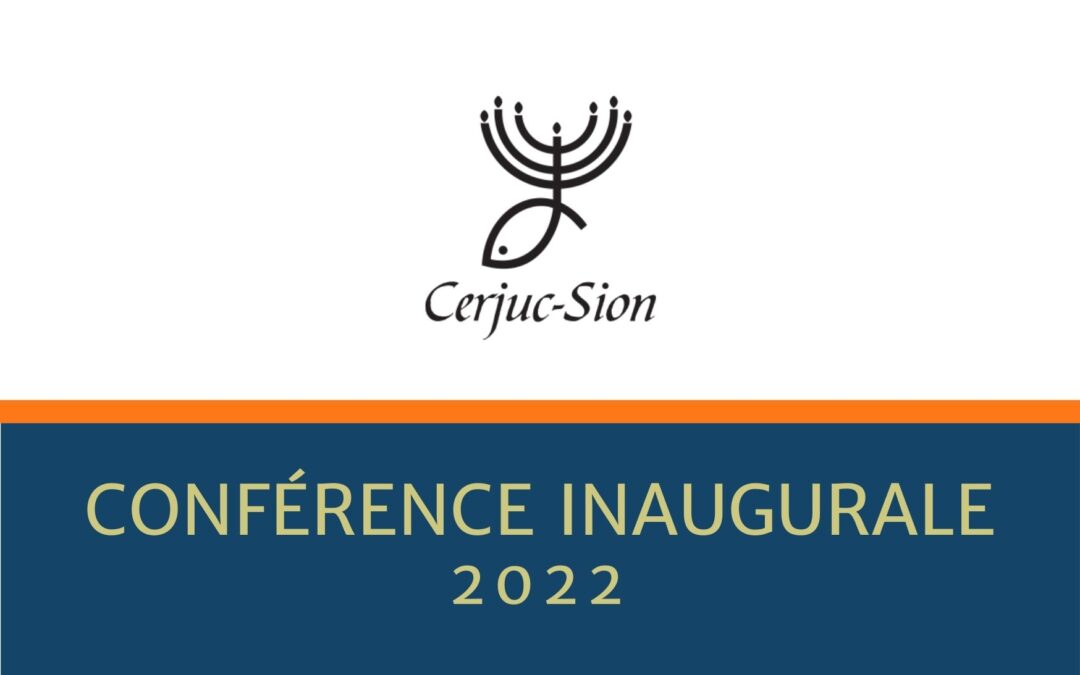Programme 2022 du CERJUC : conférence inaugurale