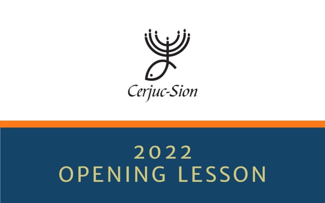 CERJUC 2022 opening lesson